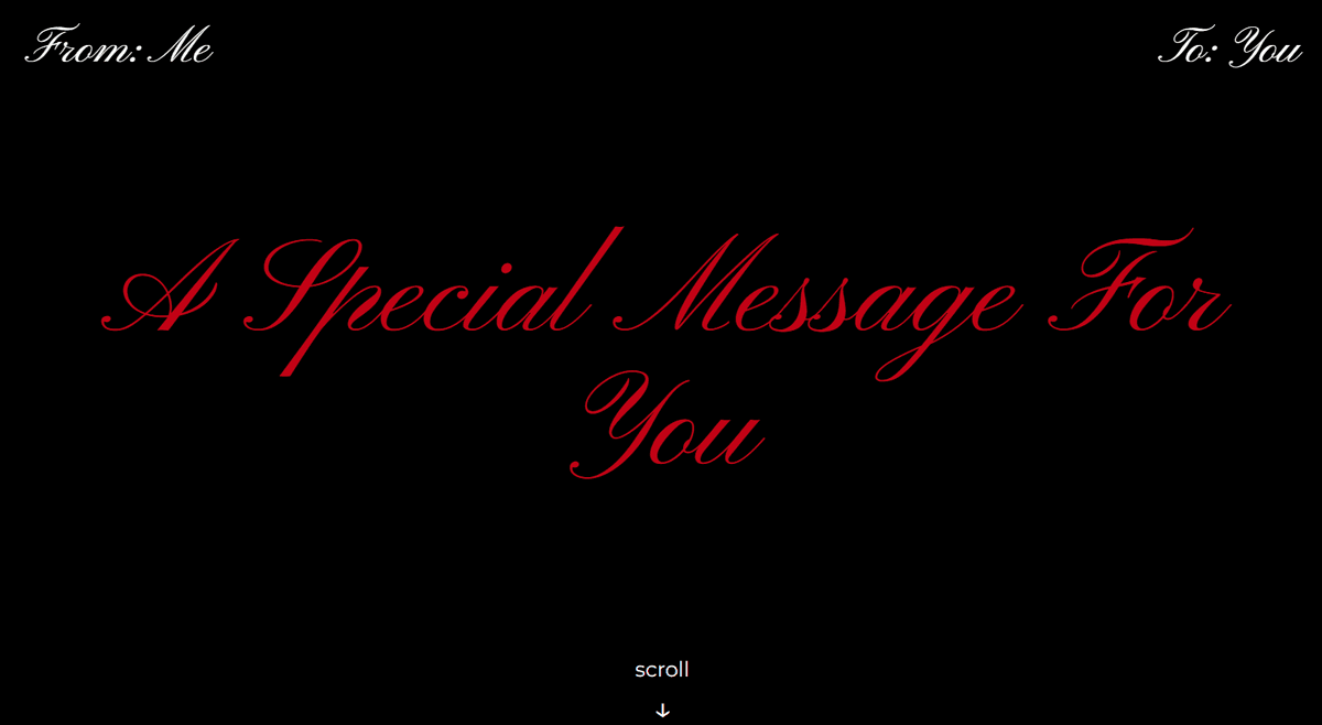 Valentines project preview